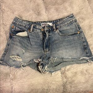garage jean shorts